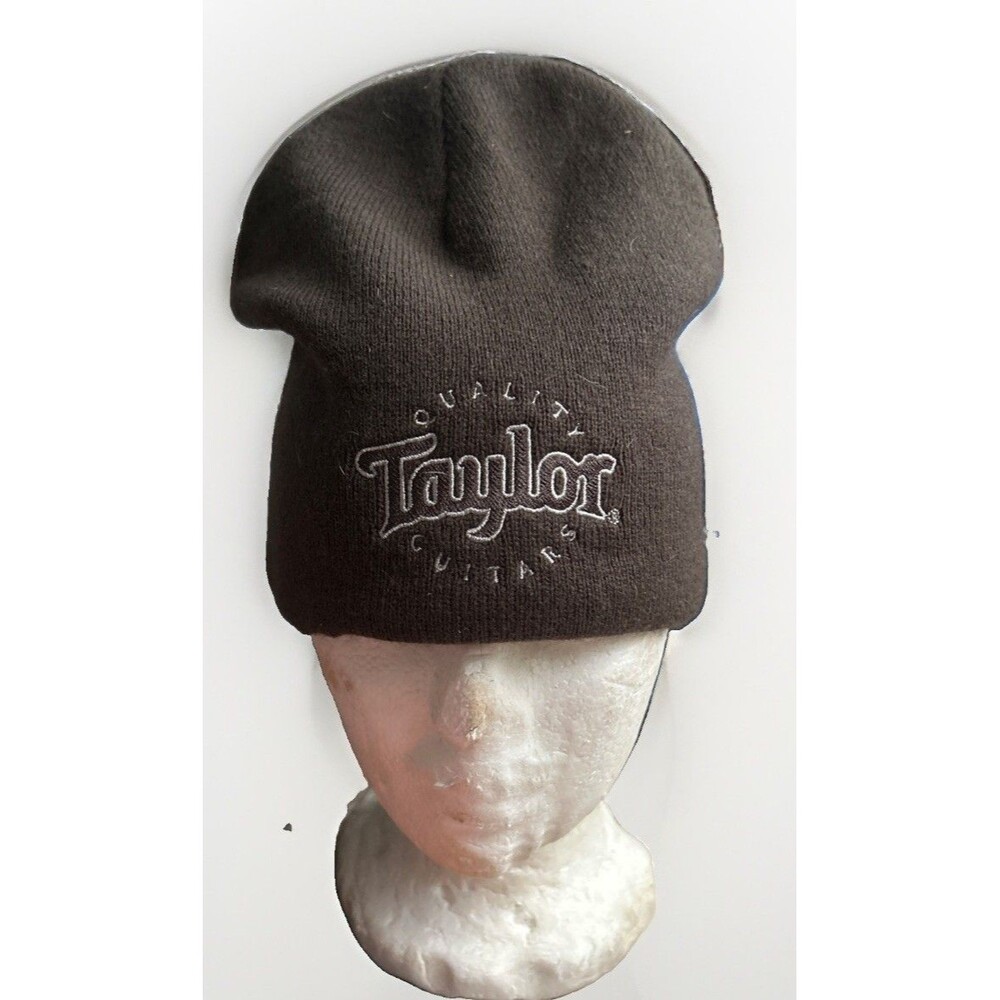 Taylor Guitars Knit Embroidered Logo Beanie Brown